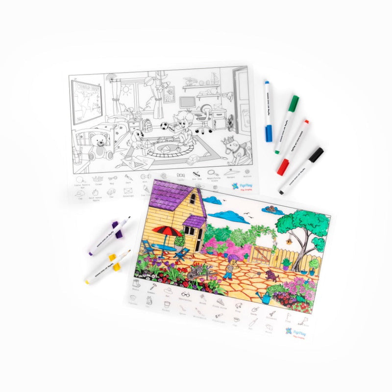 PepPlay Doodle Placemats Set