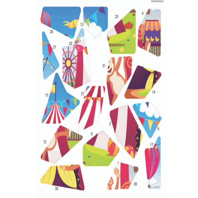 PepPlay Educational Sticker Shape And Puzzle