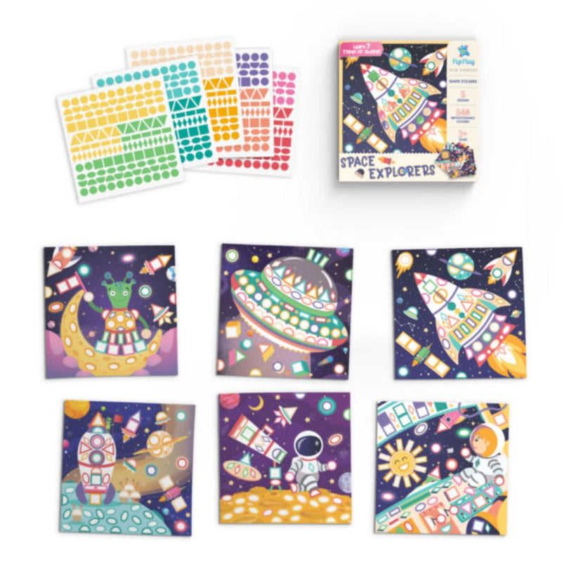 PepPlay Educational Sticker Shape And Puzzle
