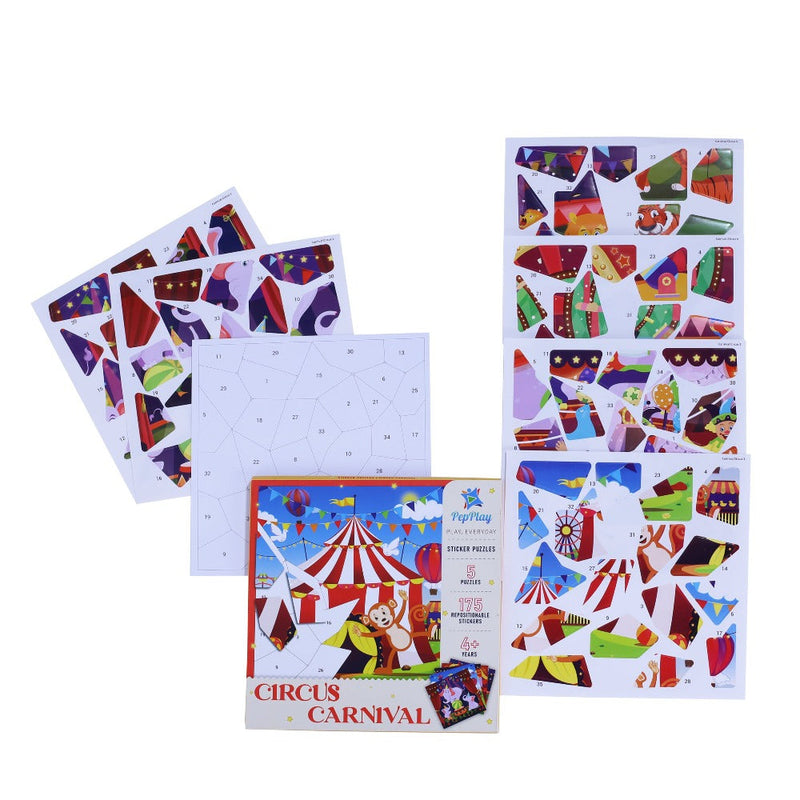 PepPlay Educational Sticker Shape And Puzzle