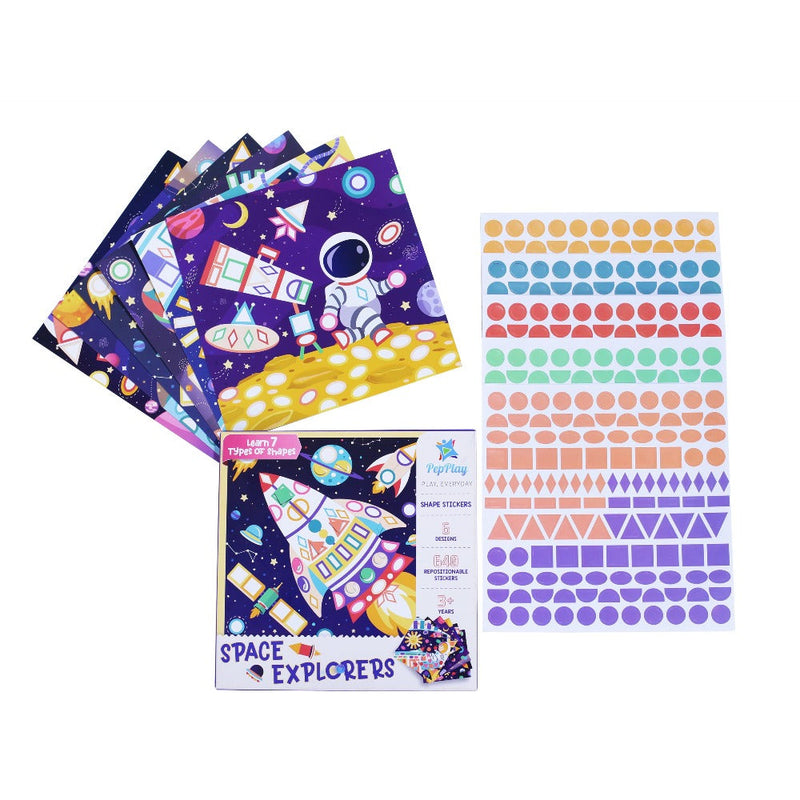 PepPlay Educational Sticker Shape And Puzzle