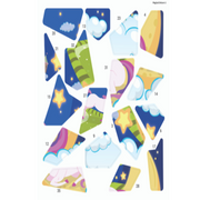 PepPlay Educational Sticker Shape And Puzzle