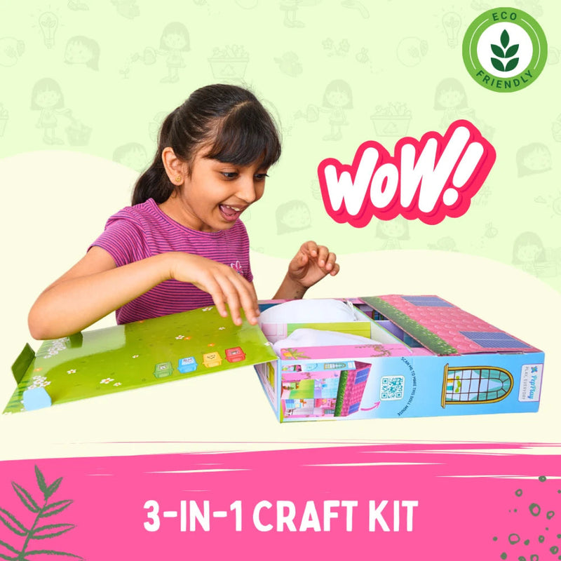 PepPlay Make Your Eco Doll | DIY Crafts Kit For 6+ Kids