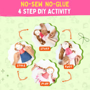 PepPlay Make Your Eco Doll | DIY Crafts Kit For 6+ Kids