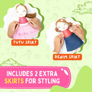 PepPlay Make Your Eco Doll | DIY Crafts Kit For 6+ Kids