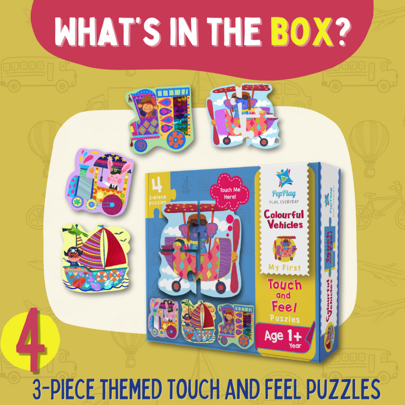 PepPlay My First Touch & Feel Puzzles — Toycra