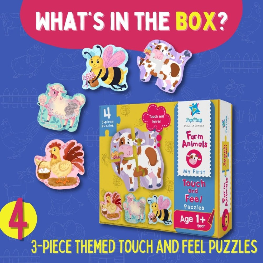 PepPlay My First Touch & Feel Puzzles | Buy Online at Toycra