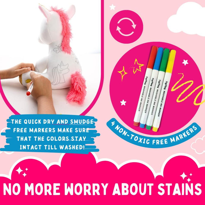 PepPlay Redoobles Doodle Unicorn-Arts & Crafts-PepPlay-Toycra