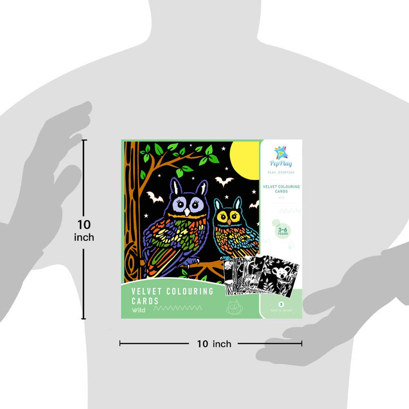 PepPlay Velvet Colouring Cards