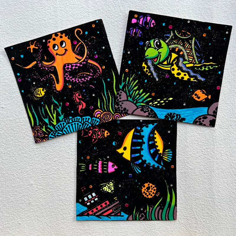 PepPlay Velvet Colouring Cards