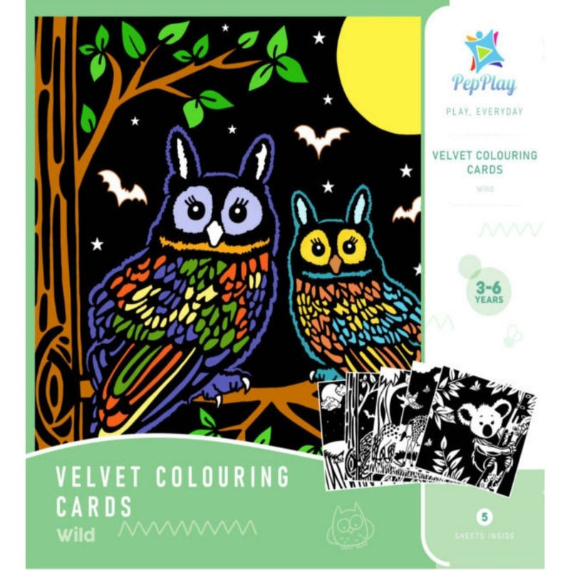 PepPlay Velvet Colouring Cards