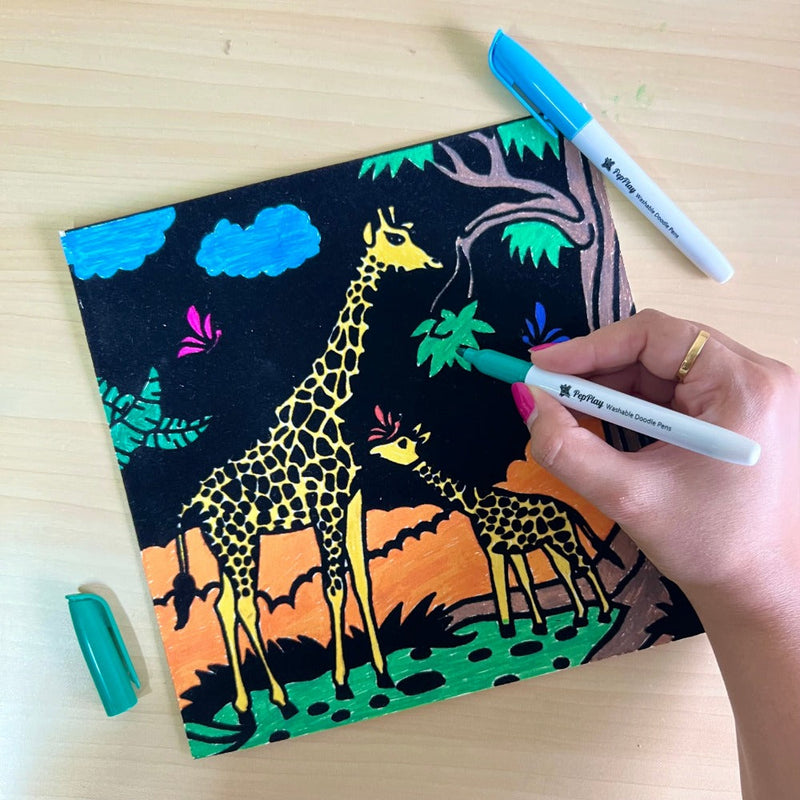 PepPlay Velvet Colouring Cards