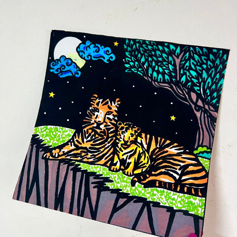 PepPlay Velvet Colouring Cards