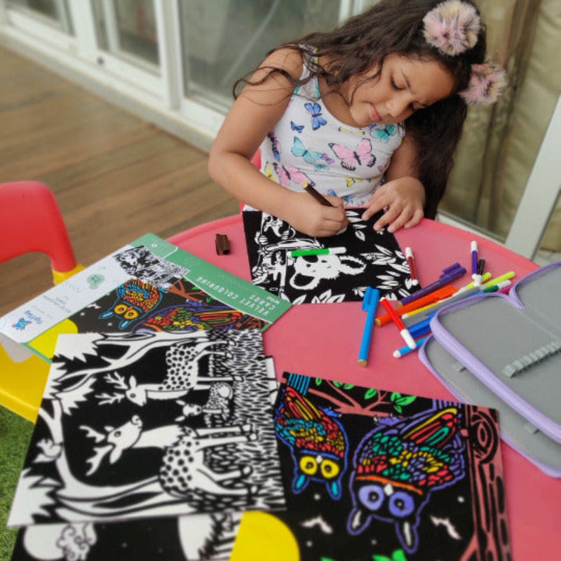 PepPlay Velvet Colouring Cards