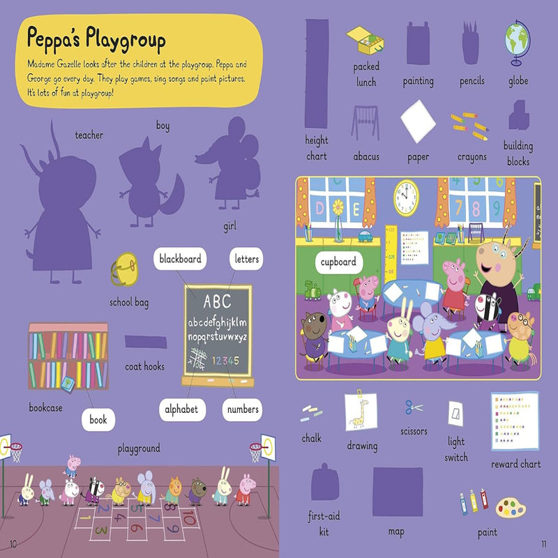 Peppa Pig 1000 First Words Sticker Book With Peppa