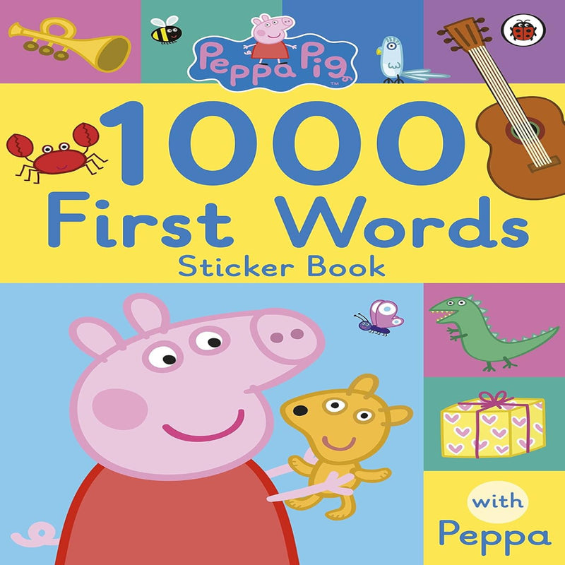 Peppa Pig 1000 First Words Sticker Book With Peppa