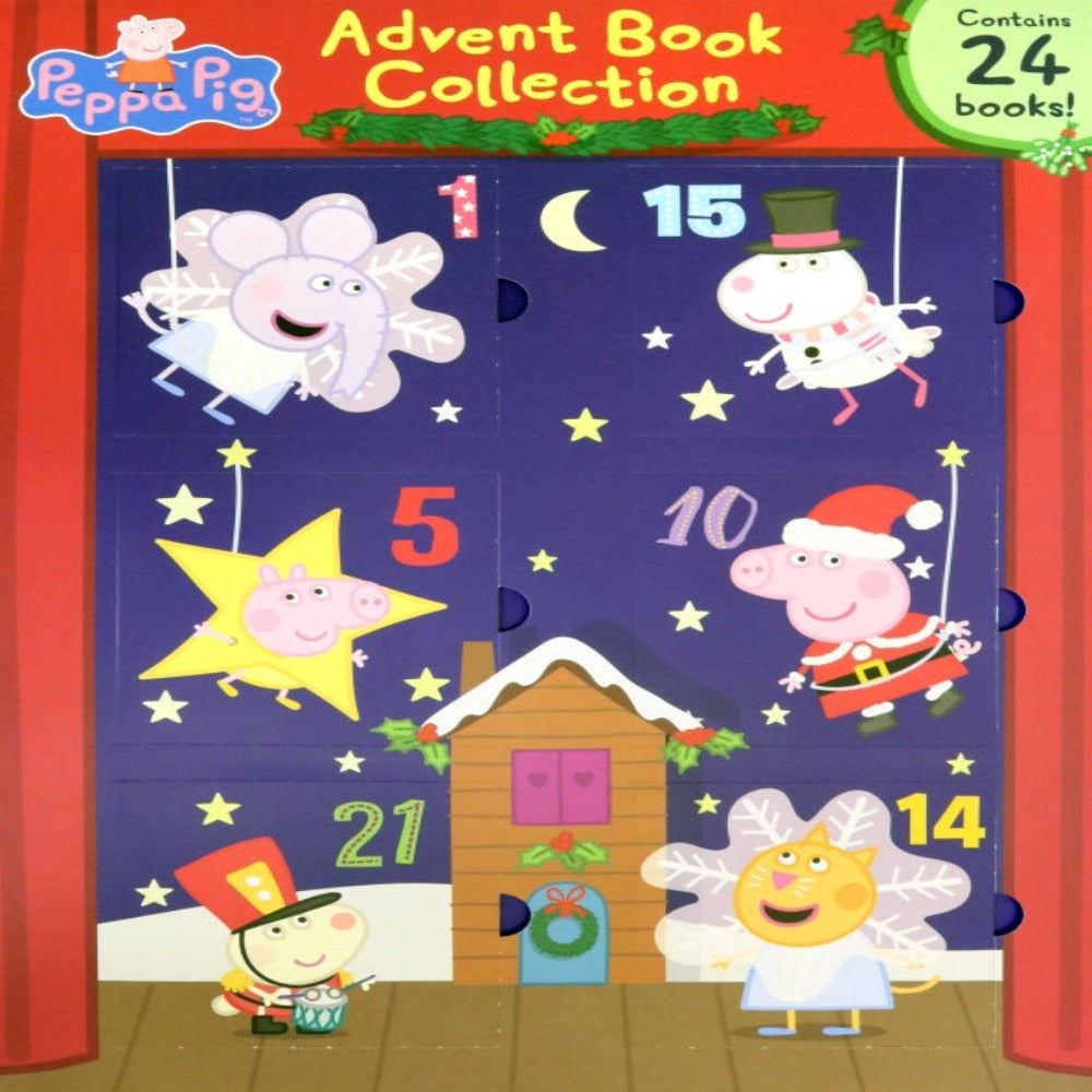 Opening Peppa Pig Advent Book Collection Calendar 2021 - 24 books