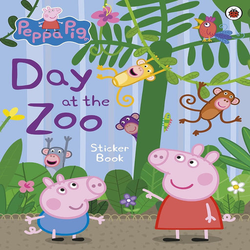 Peppa Pig : Day At The Zoo - A Ladybird Book-Sticker Book-Prh-Toycra