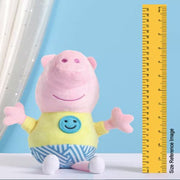Peppa Pig George Blue Smiley Plush Soft Toy Yellow -30 cm