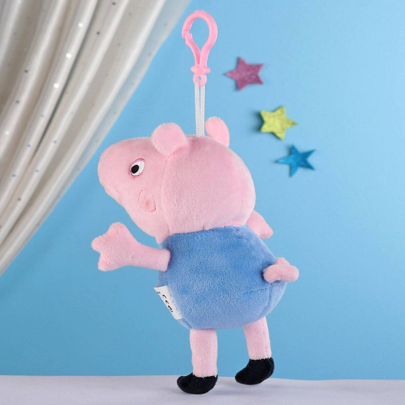 Peppa Pig George Pig Plush Soft Toy Blue - Height 19 cm