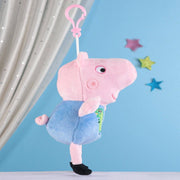 Peppa Pig George Pig Plush Soft Toy Blue - Height 19 cm
