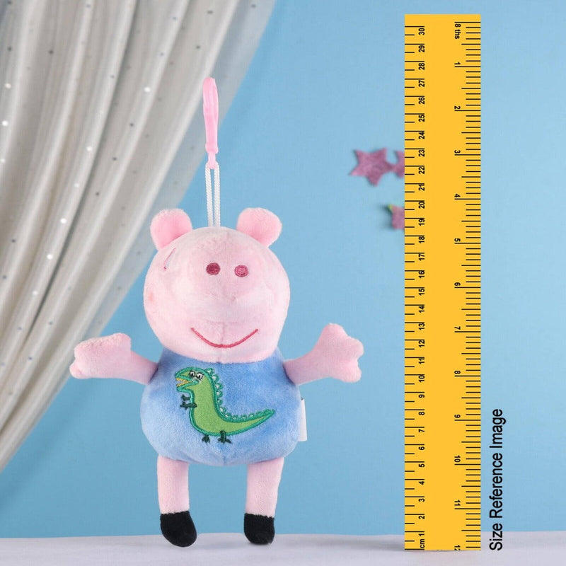 Peppa Pig George Pig Plush Soft Toy Blue - Height 19 cm