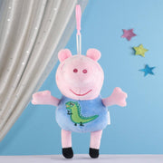 Peppa Pig George Pig Plush Soft Toy Blue - Height 19 cm
