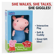Peppa Pig George Walking Talking Plush Toy - Try me press my feet