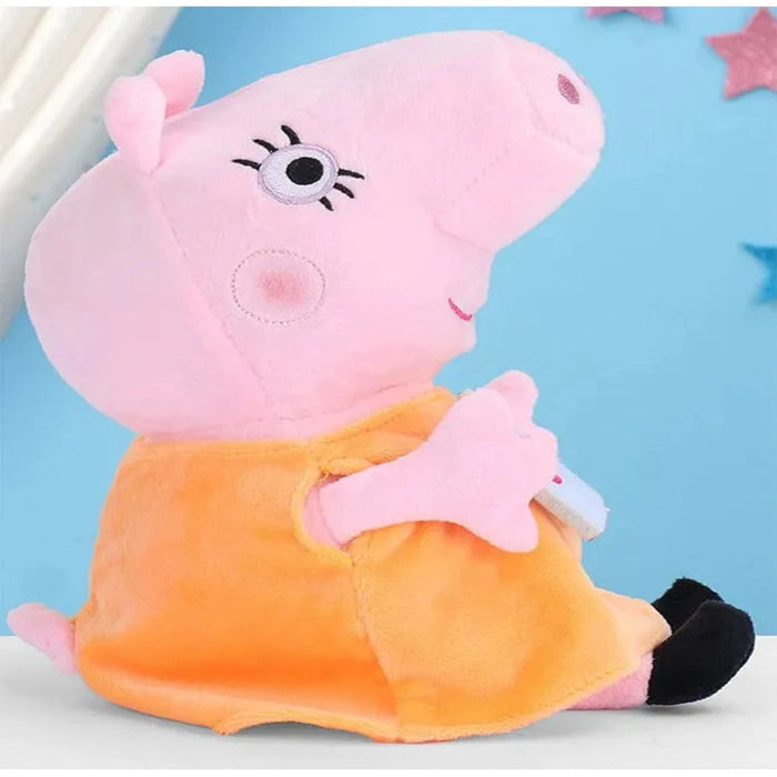 Peppa Pig Mommy Plush Soft Toy Orange- Height 30 cm-Soft Toy-Striders-Toycra