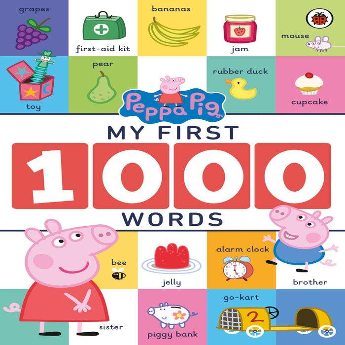 Peppa Pig : My First 1000 Words-Early Learning-Prh-Toycra