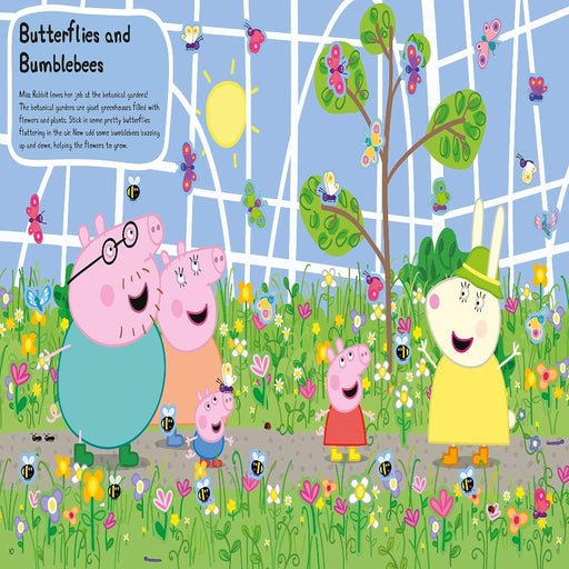 Peppa Pig : Peppa Loves Animals-Sticker Book-Prh-Toycra