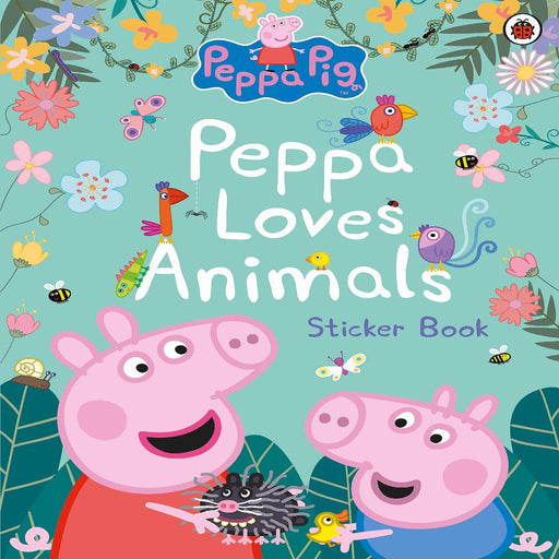 Peppa Pig : Peppa Loves Animals-Sticker Book-Prh-Toycra