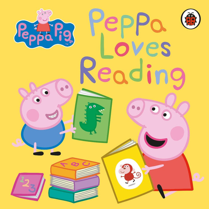 Peppa Pig: Peppa Loves Reading-Board Book-Prh-Toycra