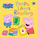 Peppa Pig: Peppa Loves Reading-Board Book-Prh-Toycra