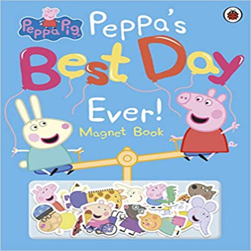 Peppa Pig: Peppa’s Best Day Ever (Magnet Book)-Board Book-Prh-Toycra