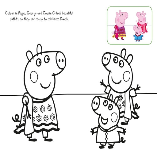 Peppa Pig : Peppa's Diwali Copy Colouring Book
