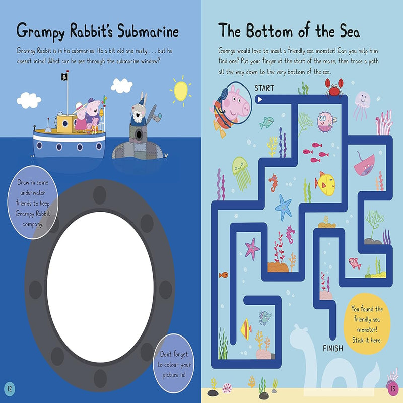 Peppa Pig Sticker Activity Books-Activity Books-Prh-Toycra