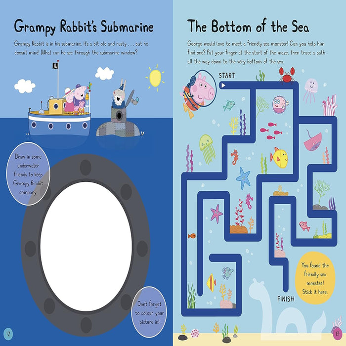 Peppa Pig Sticker Activity Books-Activity Books-Prh-Toycra