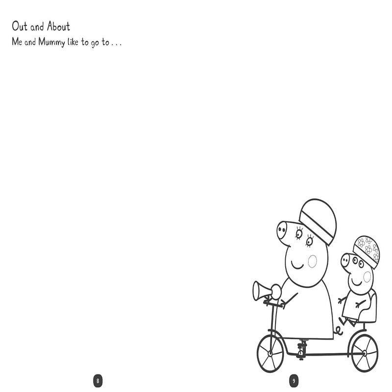 Peppa Pig Sticker Colouring Books