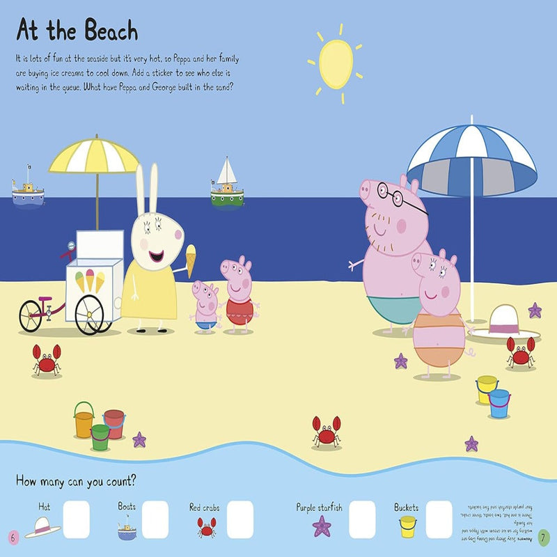 Peppa Pig Summer Fun Sticker Activity Book