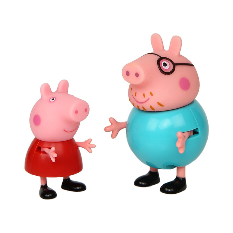Peppa Pig and Daddy Pig Twin Figure Fun Pack