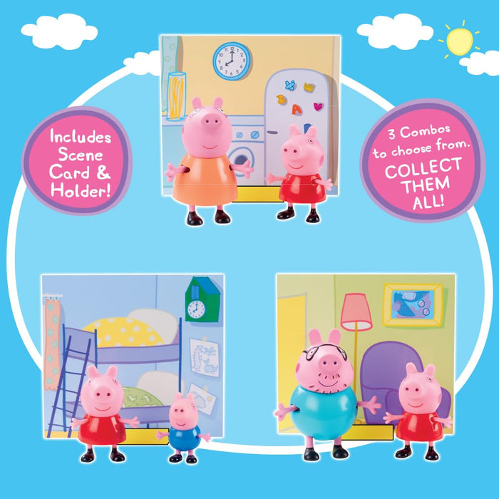 Peppa Pig and Mummy Pig Twin Figure Fun Pack-Action & Toy Figures-Hasbro-Toycra