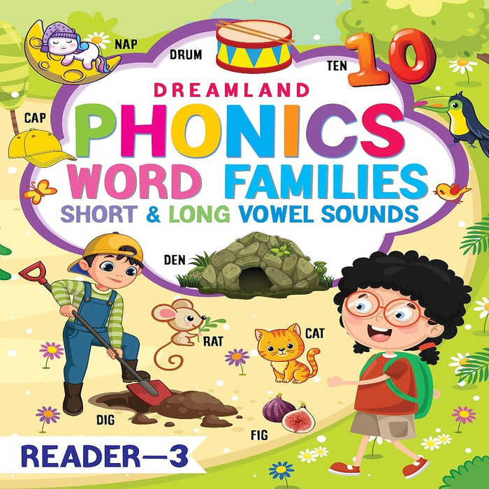 Phonics Word Families Short And Long Vowel Sounds — Toycra