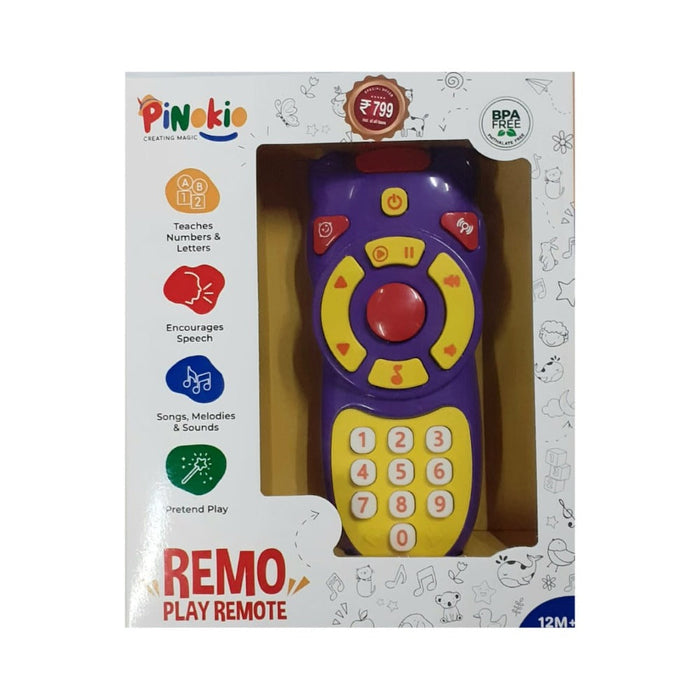 Pinokio Remo Play Remote-Musical Toys-Sirius Toys-Toycra