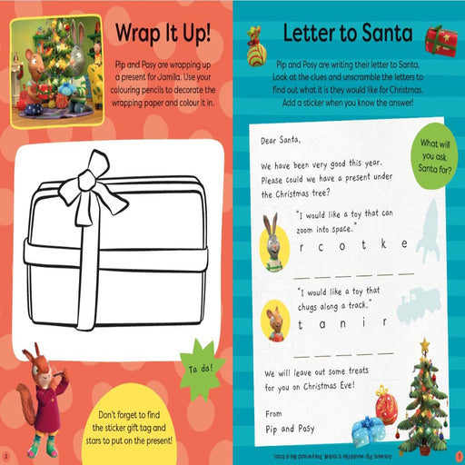 Pip And Posy Countdown To Christmas-Activity Books-Hc-Toycra
