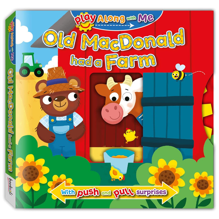 Play Along With Me Push Pull Books-Board Book-RBC-Toycra
