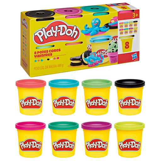 Play-Doh 8 Pack Vibrant Colors-Arts & Crafts-Hasbro-Toycra
