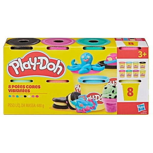 Play-Doh 8 Pack Vibrant Colors-Arts & Crafts-Hasbro-Toycra