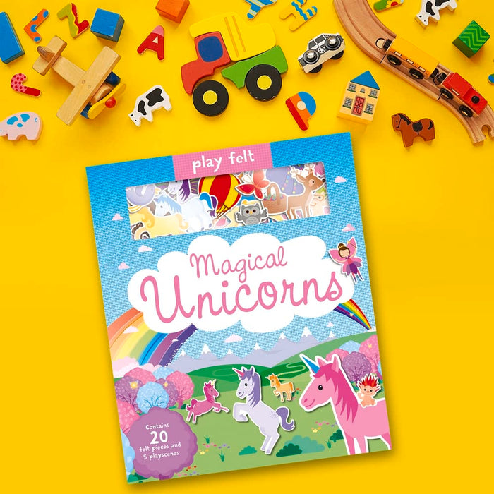 Play Felt Magical Unicorns-Board Book-Toycra Books-Toycra