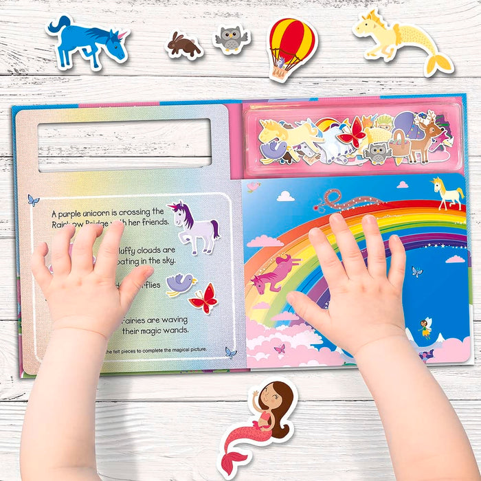 Play Felt Magical Unicorns-Board Book-Toycra Books-Toycra